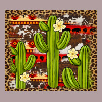 Aztec Cowhide Cactus Background Vintage Hoodie | Teevron