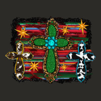 Cross Leopard Cowhide Glitter Serape Heavy Core Tee | Teevron