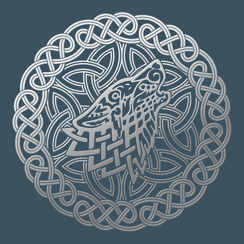 Ireland Celtic Knotwork Design Ornament Wolf Original Celtic Pullover Urban Heavy Tee by linhVisuals | Teevron