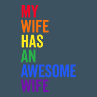 My Wife Has An Awesome Wife Funny Lesbian Wedding Gift T Shirt Urban Heavy Tee | Teevron