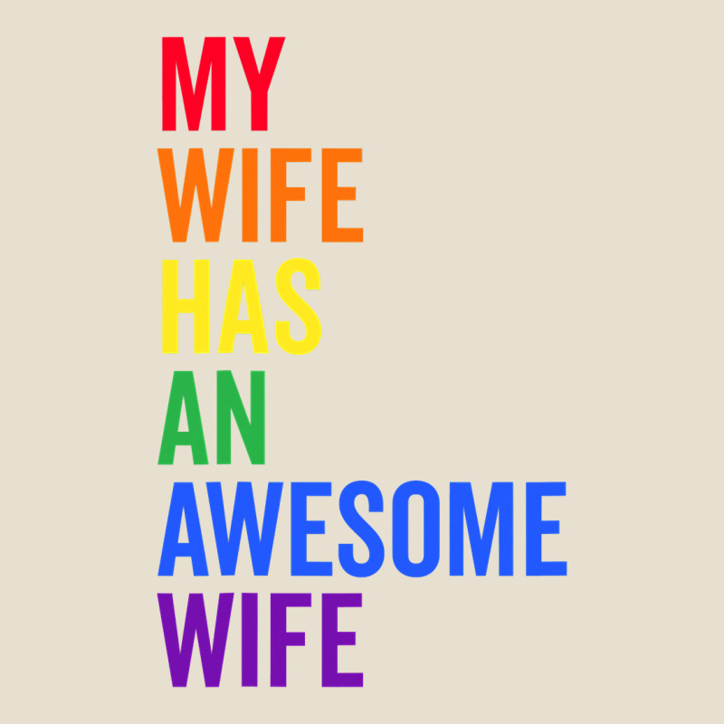 My Wife Has An Awesome Wife Funny Lesbian Wedding Gift T Shirt Urban Heavy Tee by linhVisuals | Teevron