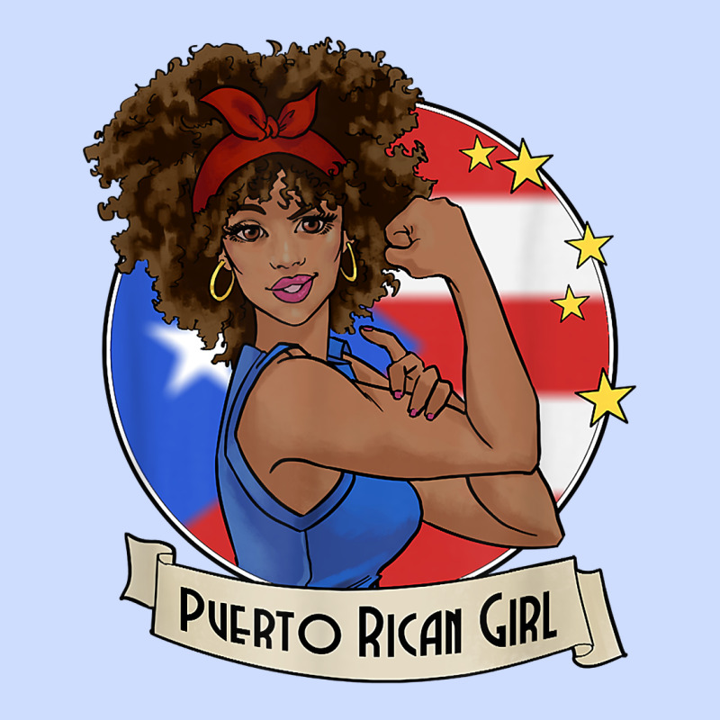 Puerto Rican Girl Strong T Shirt Puerto Rico Pride Boricua Urban Heavy Tee by linhVisuals | Teevron