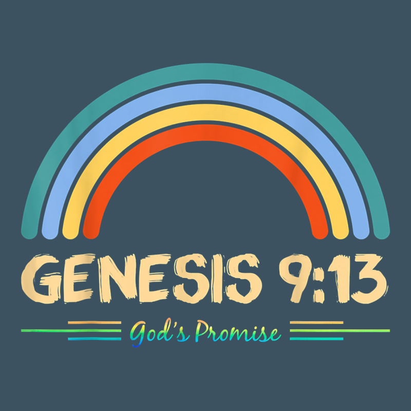 Genesis 913 God's Promise Faithfully Rainbow Bible Verse T Shirt Urban Heavy Tee by linhVisuals | Teevron