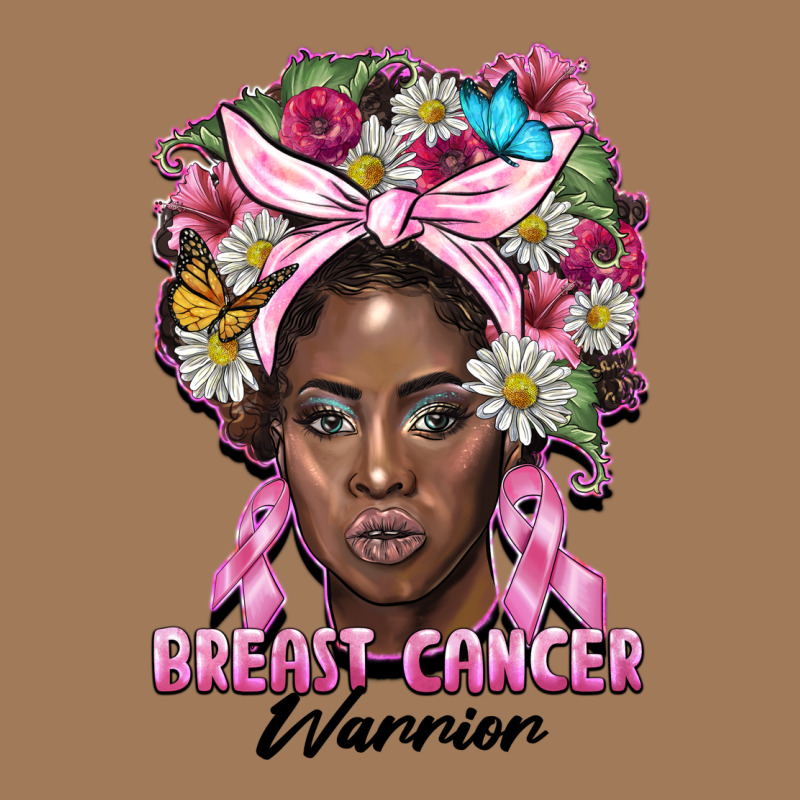 Breast Cancer Warrior Black Woman Classic Tee by BarkalooDesign | Teevron