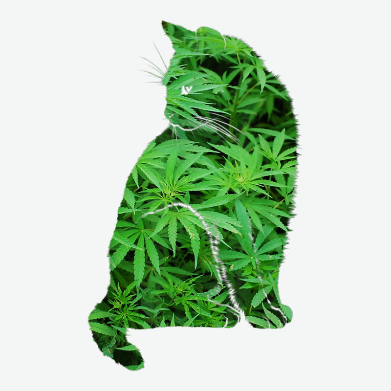 Funny Cannabis & Cat Lover Marijuana Weed Smoker Art T Shirt Urban Heavy Tee by linhVisuals | Teevron