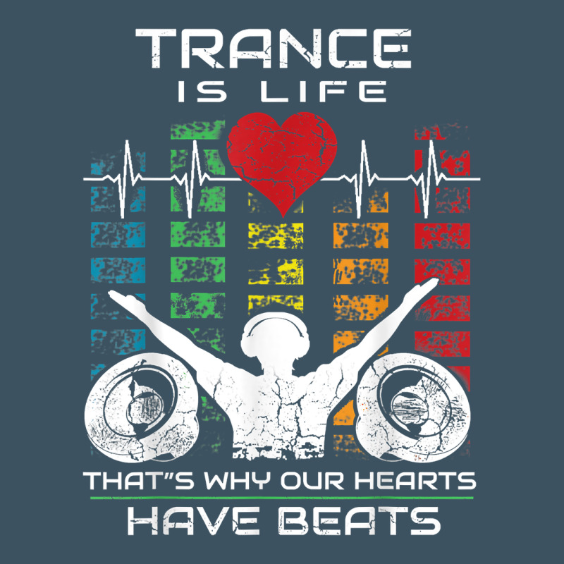 Trance Music Retro Vintage Dj Gift T Shirt Urban Heavy Tee by linhVisuals | Teevron