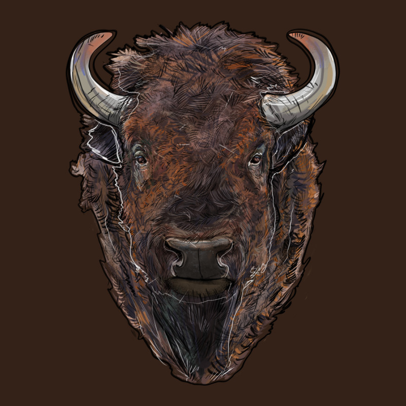 American Bison Heavy Core Tee by RanaPortraitStore | Teevron
