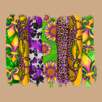 Mardi Gras Sunflower Fleur De Lis Leopard Cowhide Brushstrokes Vintage Hoodie | Teevron