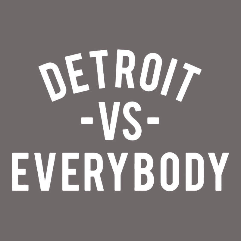 Det Roit Vs Everybody Urban Heavy Tee by linhVisuals | Teevron