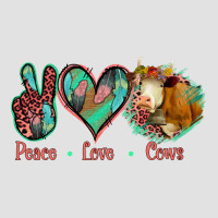 Peace Love Cows Premium Hoodie | Teevron