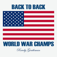 Newback To Back World War Champs Back Urban Heavy Tee | Teevron