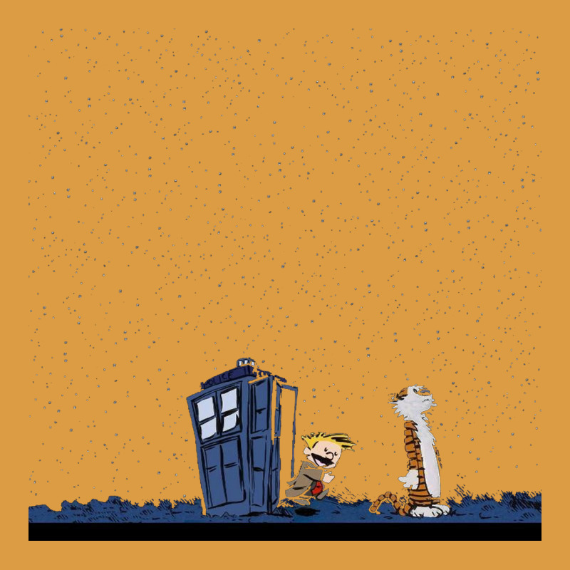 Newcalvin And Hobbes Night Star Tardis Urban Heavy Tee by linhVisuals | Teevron