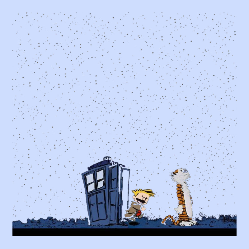 Newcalvin And Hobbes Night Star Tardis Urban Heavy Tee by linhVisuals | Teevron