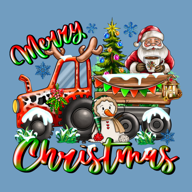 Merry Christmas  Tractor Urban Heavy Tee by CowhideDigitalArt | Teevron