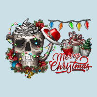 Merry Christmas  Skull Ladies Tee | Teevron