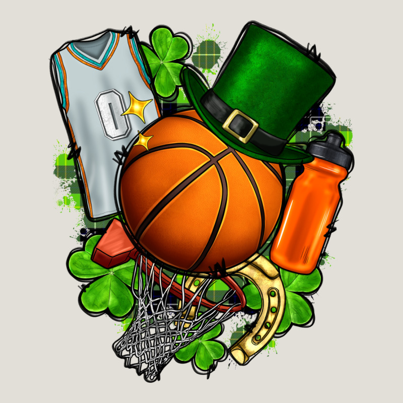 St. Patrick's Day Basketball Heavy Core Tee by FaDigitalArtStudio | Teevron