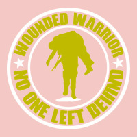 Wounded Warrior No One Left Behind War Veteran Urban Heavy Tee | Teevron