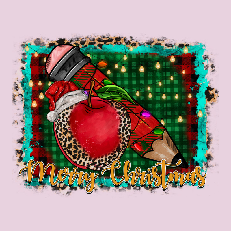 Merry Christmas Teacher Ladies Tee by CowhideDigitalArt | Teevron