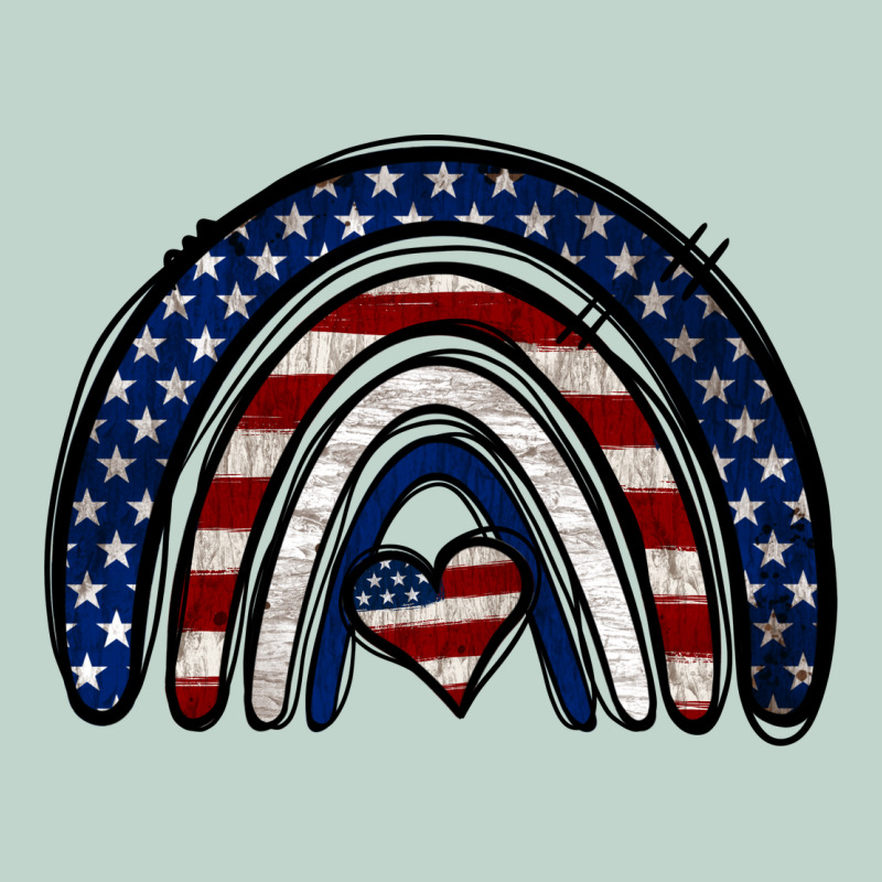 Usa American Flag Rainbow Zipper Hoodie by Jasminsmagicworld | Teevron