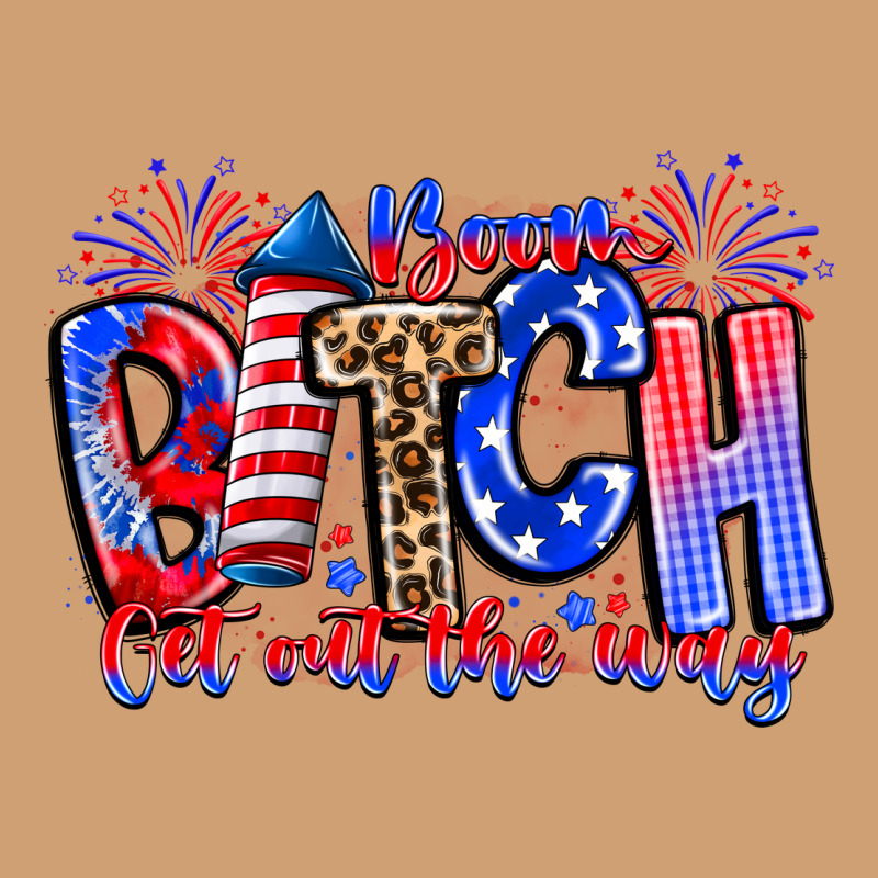Boom Bitch Get Out The Way Vintage Tee by CowhideDigitalArt | Teevron