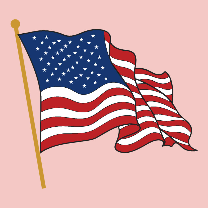 American Flag Urban Heavy Tee by linhVisuals | Teevron