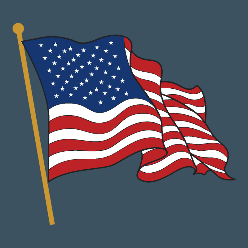 American Flag Urban Heavy Tee by linhVisuals | Teevron