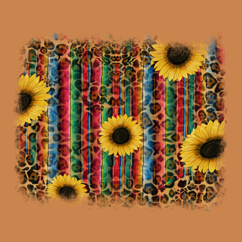 Sunflowers Serape Leopard Heavyweight Hoodie by RanaPortraitStore | Teevron