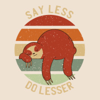 Say Less Do Lesser Funny Sloth Urban Heavy Tee | Teevron