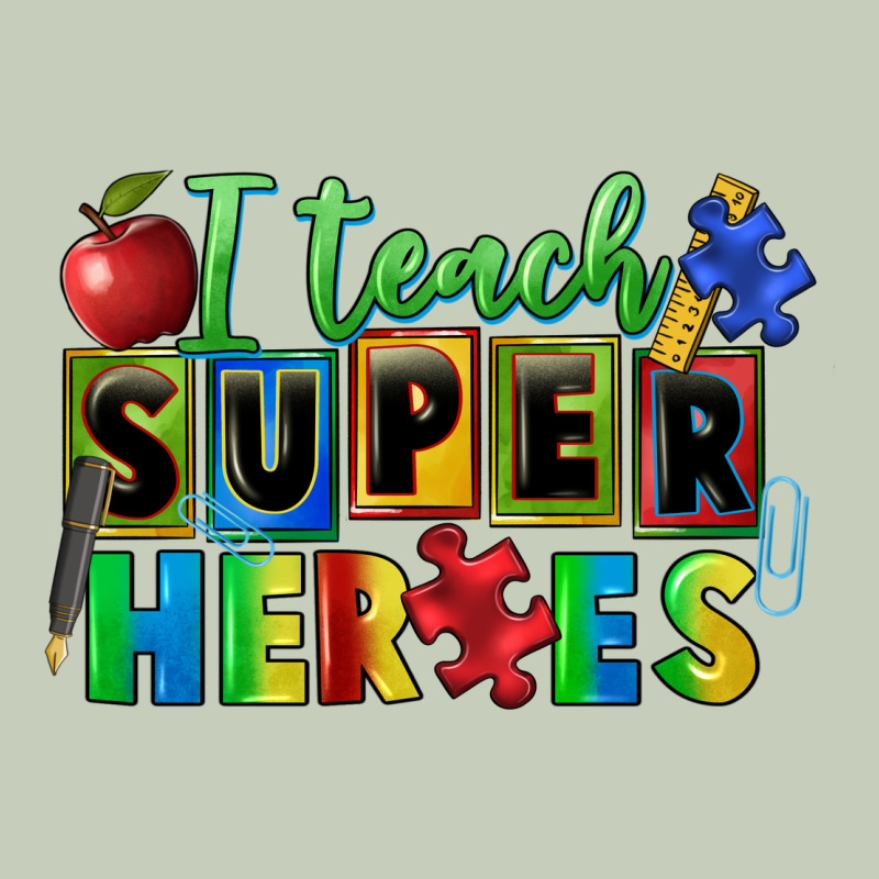 I Teach Super Heroes Classic Tee by FaDigitalArtStudio | Teevron