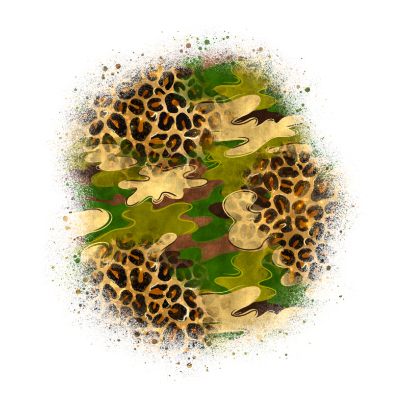 Camouflage And Leopard Patch Premium Tee by BundleAndBundleShop | Teevron