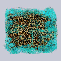 Leopard Turquoise Heavyweight Hoodie | Teevron