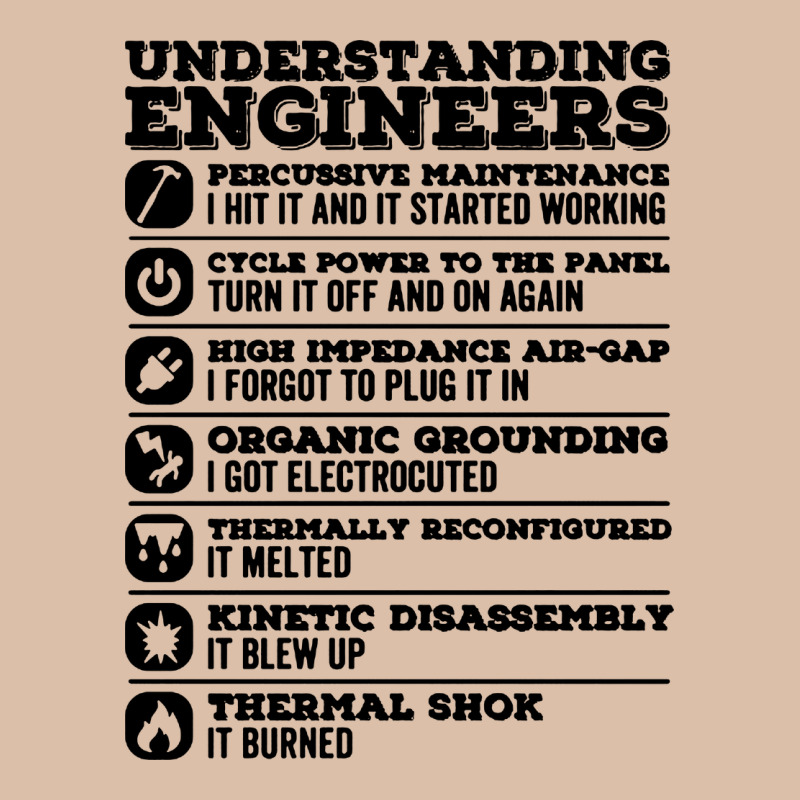 Understanding Engineers Funny Urban Heavy Tee by linhVisuals | Teevron