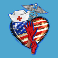 Patriotic Nurse Love Premium Hoodie | Teevron