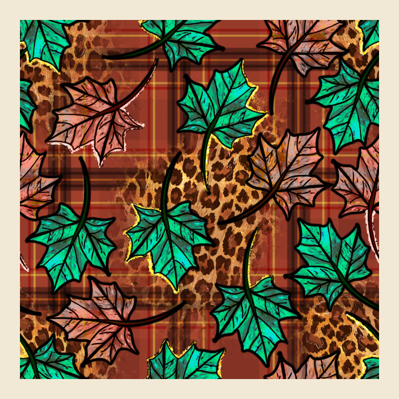 Fall Leaves Seamless Pattern Premium Tee by BundleAndBundleShop | Teevron