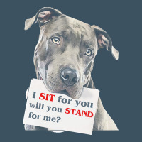 Pitbull T  Shirt I Sit For You Will You Stand For Me T  Shirt Urban Heavy Tee | Teevron