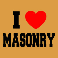 I Love Masonry Urban Heavy Tee | Teevron