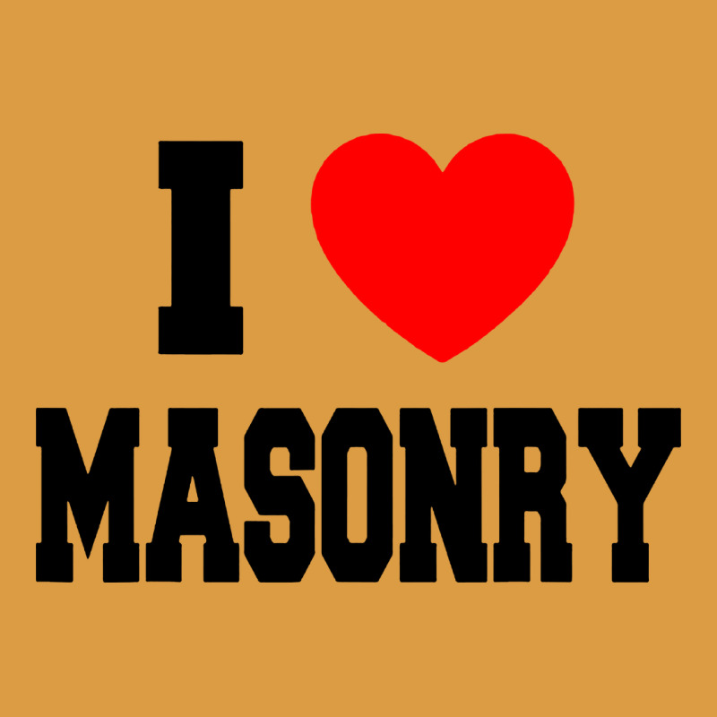 I Love Masonry Urban Heavy Tee by linhVisuals | Teevron