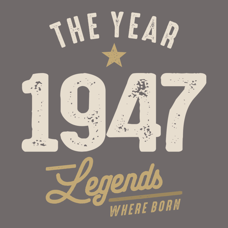 The Year 1947 - 75th Birthday Vintage Classic Urban Heavy Tee by linhVisuals | Teevron