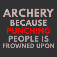 Archery Because Punching People Is Frowned Upon Urban Heavy Tee | Teevron