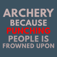 Archery Because Punching People Is Frowned Upon Urban Heavy Tee | Teevron