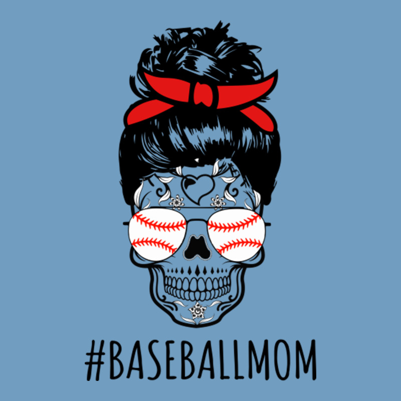 Baseball Mom Skull Urban Heavy Tee by linhVisuals | Teevron