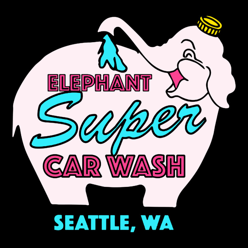 Pink Elephant Car Wash Urban Heavy Tee by linhVisuals | Teevron