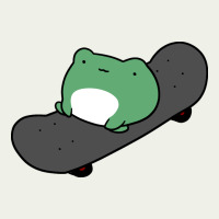 Skateboarding Frog Urban Heavy Tee | Teevron