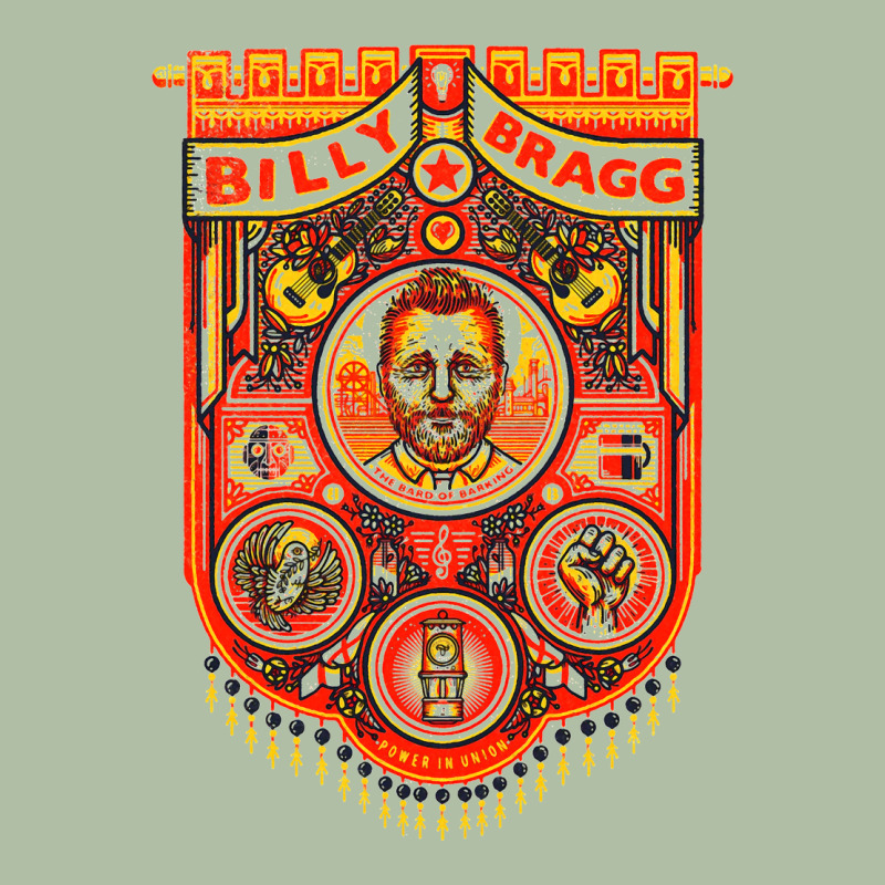 Billy Bragg Müsic Urban Heavy Tee by linhVisuals | Teevron