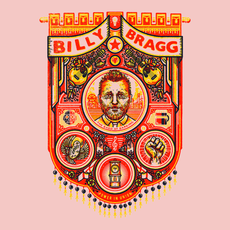 Billy Bragg Müsic Urban Heavy Tee by linhVisuals | Teevron