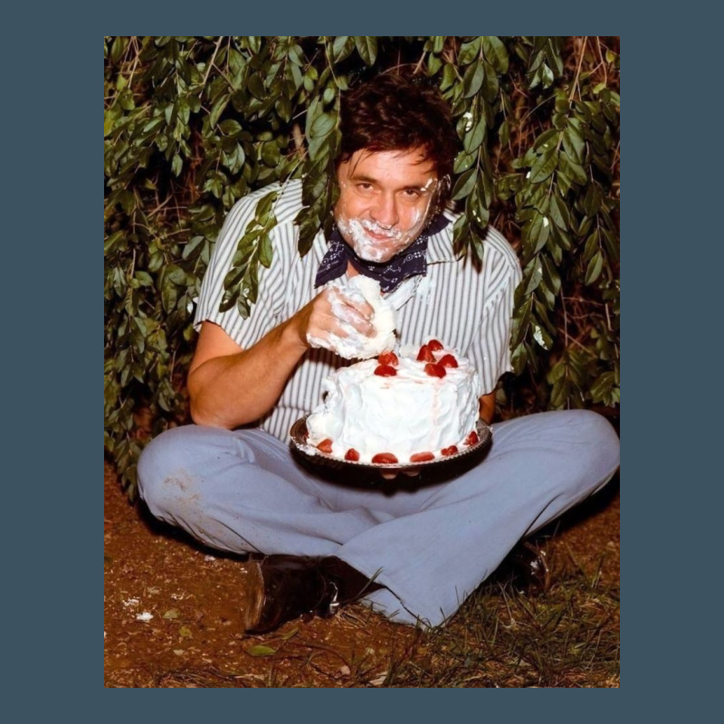 Johnny Cash Eating Cake In A Bush Urban Heavy Tee by linhVisuals | Teevron