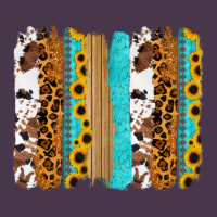 Turquoise Sunflowers Cowhide Leopard Glitter Background Heavyweight Hoodie | Teevron