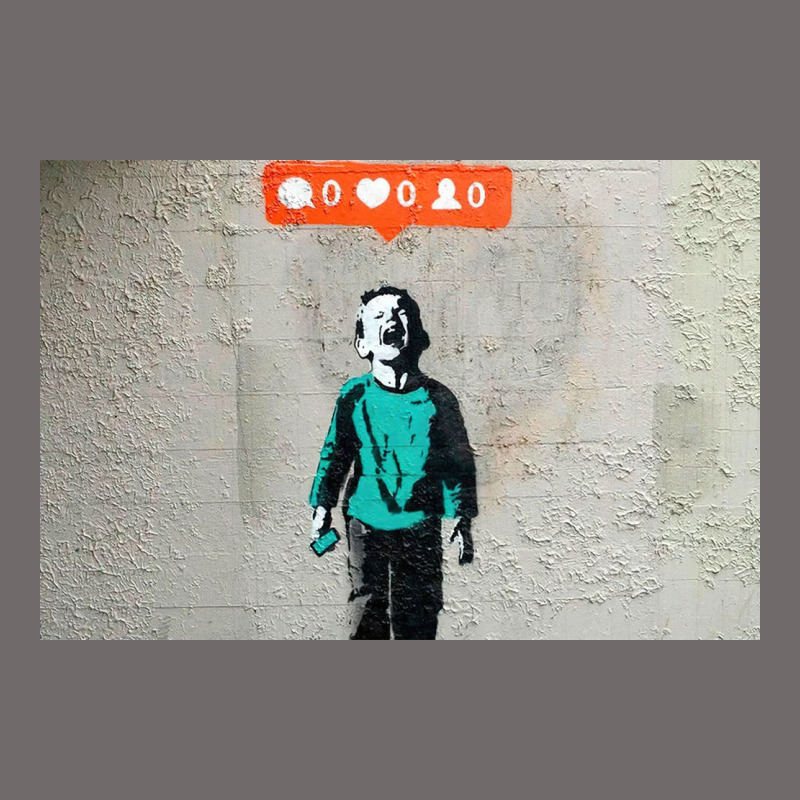 Banksy Nobody Likes Me Boy Urban Heavy Tee by linhVisuals | Teevron