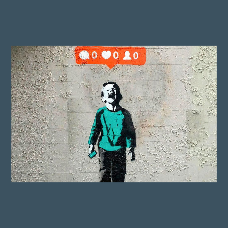 Banksy Nobody Likes Me Boy Urban Heavy Tee by linhVisuals | Teevron