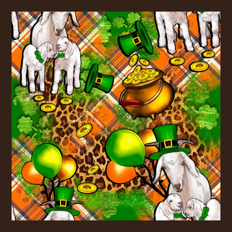 St. Patrick's Goat Family With Balloons Seamless Heavy Core Tee by FaDigitalArtStudio | Teevron